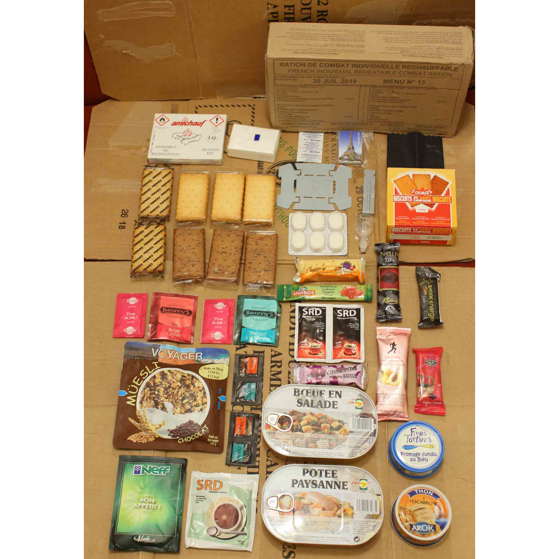 French Combat Ration Mre french